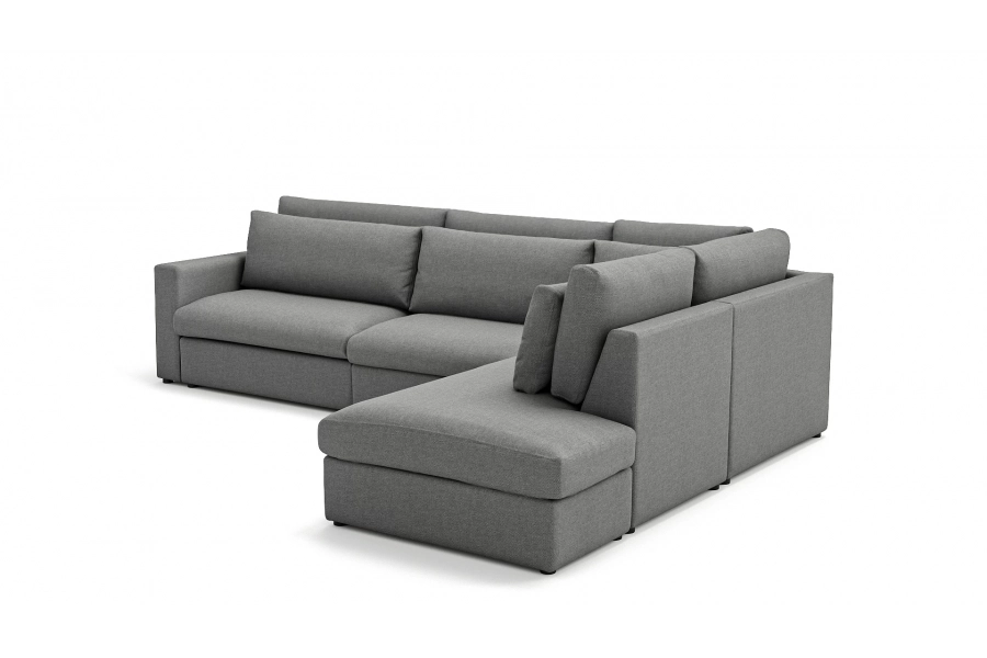 Model Portofino - Portofino sofa 1,5 osobowa + sofa 1,5 osobowa + otomana prawa